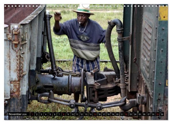 Produktbild: Mit der Eisenbahn durch Madagaskar (Wandkalender 2026 DIN A3 quer), CALVENDO Monatskalender