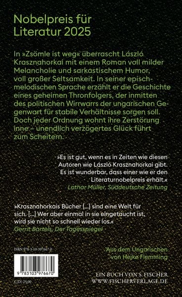 Produktbild: Zs&ouml;mle ist weg