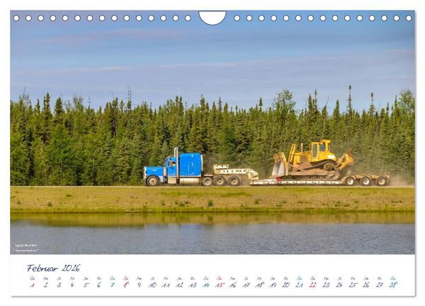 Produktbild: US Cars & Trucks in Alaska (Wandkalender 2026 DIN A4 quer), CALVENDO Monatskalender
