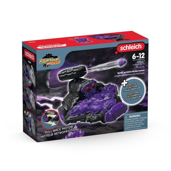 Produktbild: schleich&reg; 42667 Schatten D&uuml;senjet Fahrzeug mit Mini Creature