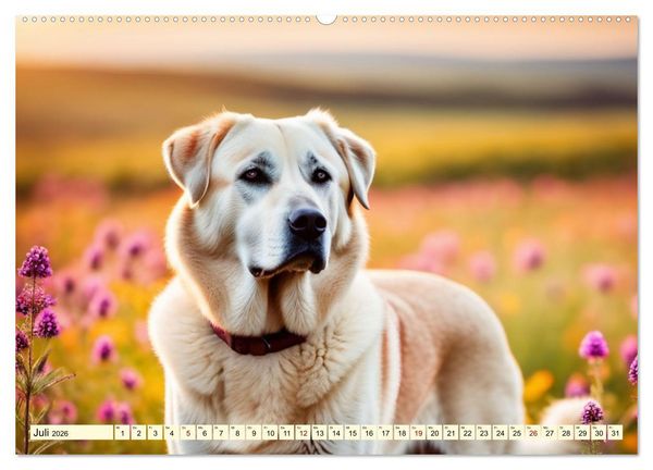 Produktbild: Kangal - der starke Herdenschutzhund (Wandkalender 2026 DIN A2 quer), CALVENDO Monatskalender