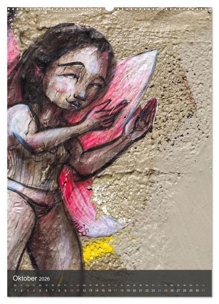 Produktbild: Graffiti Kunst an der frischen Luft (hochwertiger Premium Wandkalender 2026 DIN A2 hoch), Kunstdruck in Hochglanz