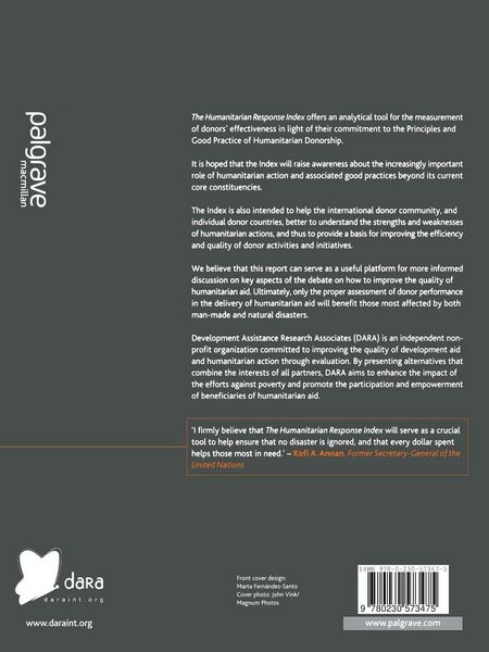 Produktbild: Humanitarian Response Index 2007