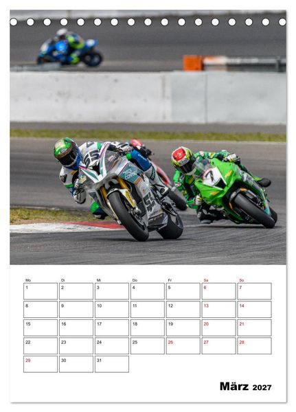 Produktbild: SuperBikes (Tischkalender 2027 DIN A5 hoch), CALVENDO Monatskalender