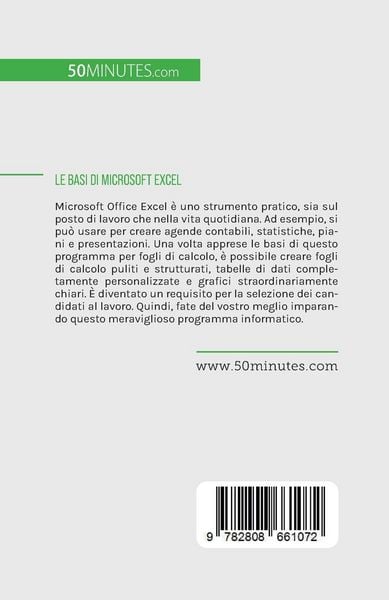 Produktbild: Le basi di Microsoft Excel