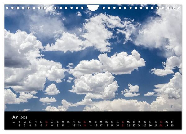 Produktbild: Wolkenmalerei (Wandkalender 2026 DIN A4 quer), CALVENDO Monatskalender