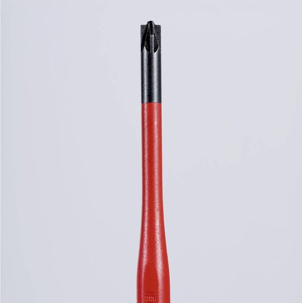 Produktbild: Knipex Knipex-Werk VDE Plus/minus-Schraubendreher Gr&ouml;&szlig;e (Schraubendreher) PZ 1 Klingenl&auml;nge: 80 mm