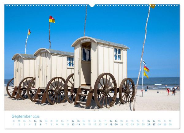 Produktbild: Sommer auf Norderney (Wandkalender 2026 DIN A2 quer), CALVENDO Monatskalender