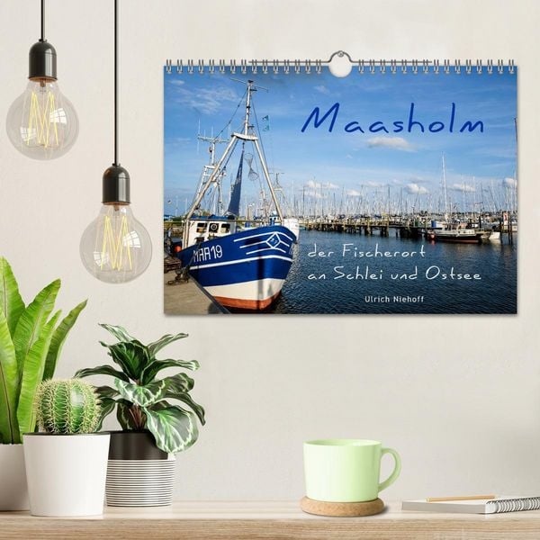 Produktbild: Maasholm - der Fischerort an Schlei und Ostsee (Wandkalender 2026 DIN A4 quer), CALVENDO Monatskalender