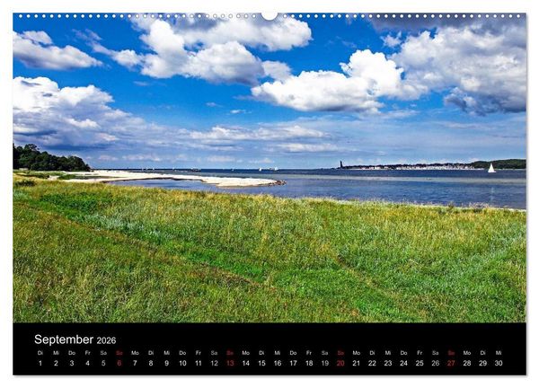 Produktbild: Malerische Kieler F&ouml;rde (hochwertiger Premium Wandkalender 2026 DIN A2 quer), Kunstdruck in Hochglanz