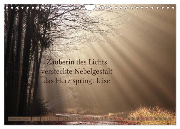 Produktbild: Haiku - Gedichte in 17 Silben (Wandkalender 2026 DIN A4 quer), CALVENDO Monatskalender