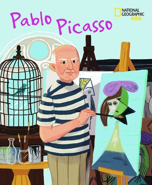 Total Genial! Pablo Picasso, Gebundene Ausgabe von Isabel Munoz, Edizioni White Star SrL, 9788854046627