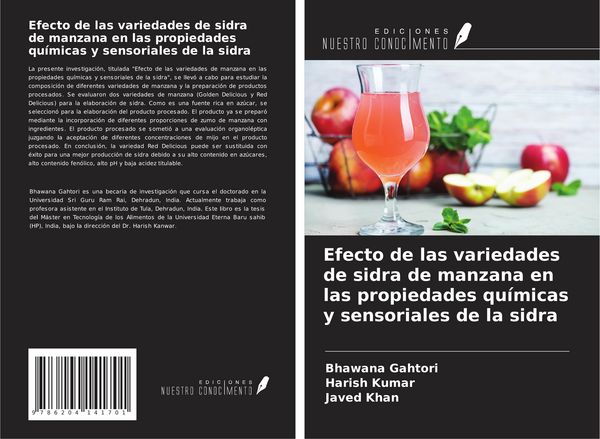 Produktbild: Efecto de las variedades de sidra de manzana en las propiedades qu&iacute;micas y sensoriales de la sidra