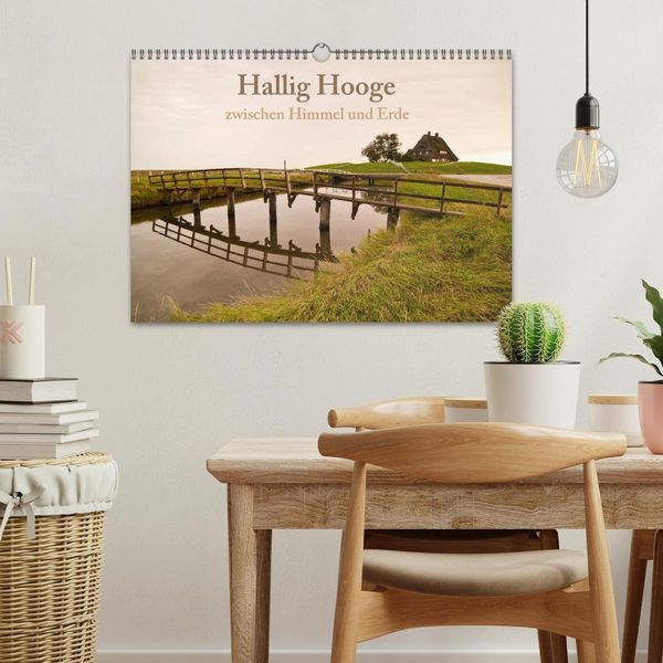 Produktbild: Hallig Hooge - zwischen Himmel und Erde (Wandkalender 2026 DIN A3 quer), CALVENDO Monatskalender