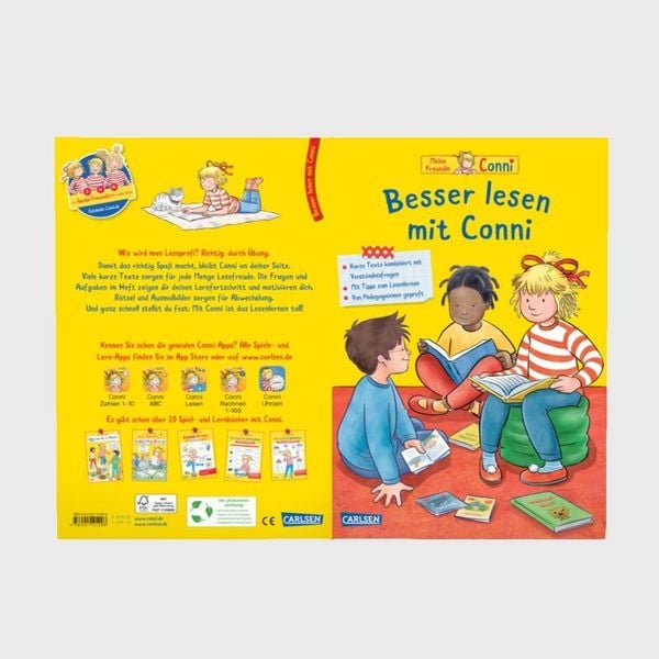 Produktbild: Conni Gelbe Reihe (Besch&auml;ftigungsbuch): Besser lesen mit Conni