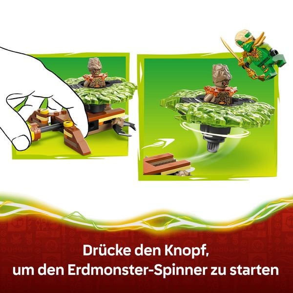 Produktbild: LEGO NINJAGO 71850 Lloyd vs. Erdmonster-Spinner, Spielzeug ab 6 Jahren