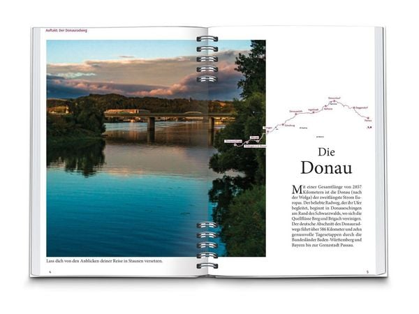 Produktbild: KOMPASS Radreisef&uuml;hrer Donauradweg Deutschland