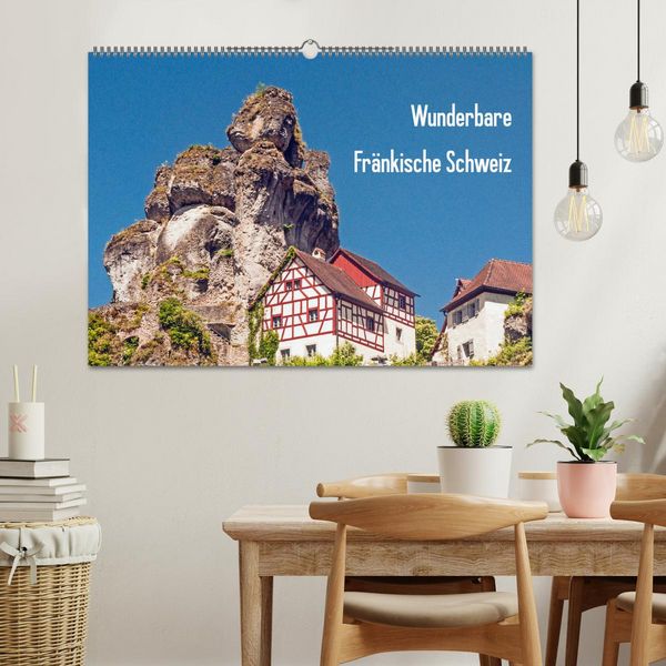 Produktbild: Wunderbare Fr&auml;nkische Schweiz (Wandkalender 2026 DIN A2 quer), CALVENDO Monatskalender