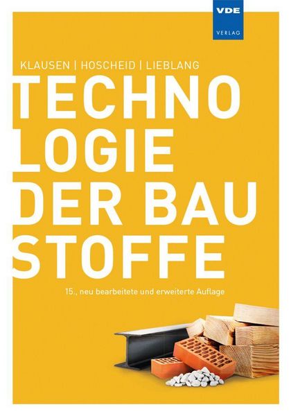 Produktbild: Technologie der Baustoffe