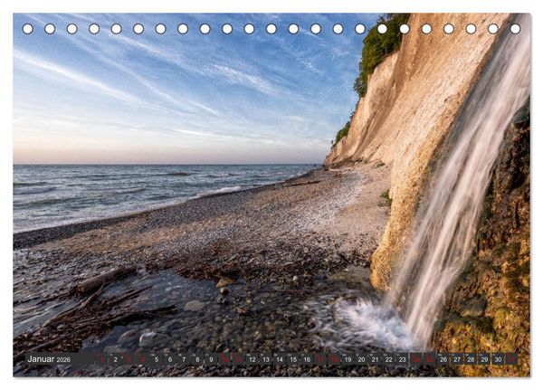 Produktbild: R&uuml;gen - Inseltraumblicke (Tischkalender 2026 DIN A5 quer), CALVENDO Monatskalender