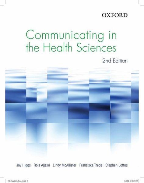 Produktbild: Communicating in The Health Sc