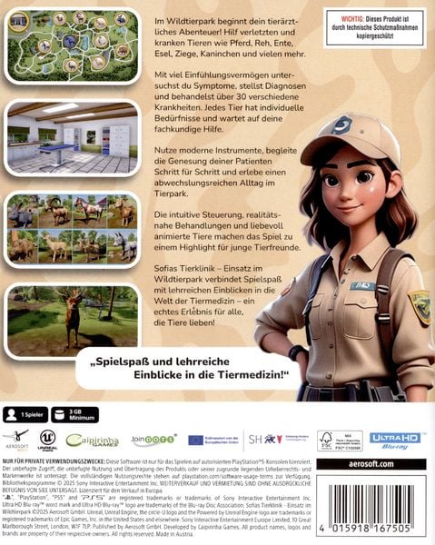 Produktbild: Sofias Tierklinik - Einsatz im Wildtierpark