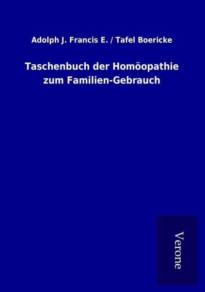 Produktbild: Taschenbuch der Hom&ouml;opathie zum Familien-Gebrauch