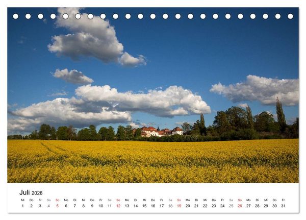 Produktbild: Fasanerie - sch&ouml;nstes Barockschloss Hessens (Tischkalender 2026 DIN A5 quer), CALVENDO Monatskalender