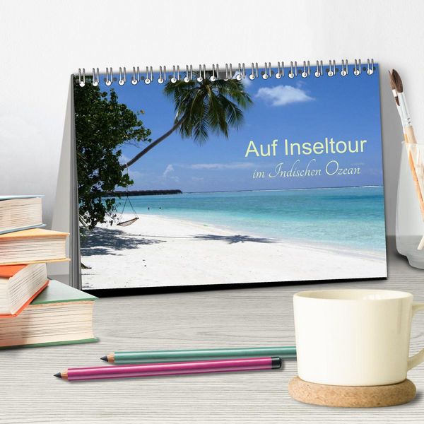 Produktbild: Auf Inseltour im Indischen Ozean (Tischkalender 2026 DIN A5 quer), CALVENDO Monatskalender