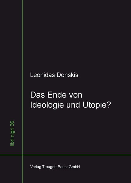Produktbild: Das Ende von Ideologie und Utopie?