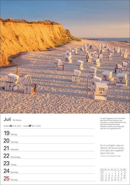 Produktbild: Sylt Wochenplaner 2027 - Eine Reise in 53 Bildern