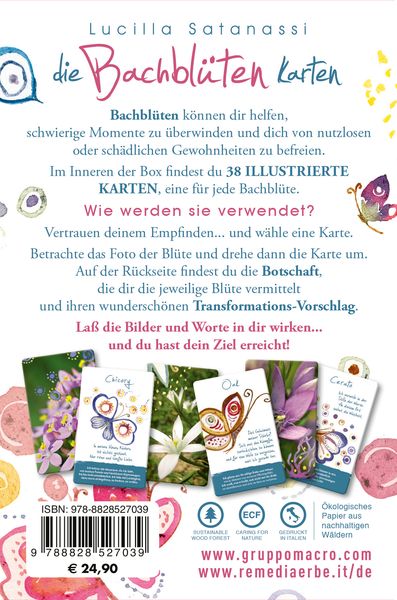 Produktbild: Die Bachbl&uuml;ten Karten