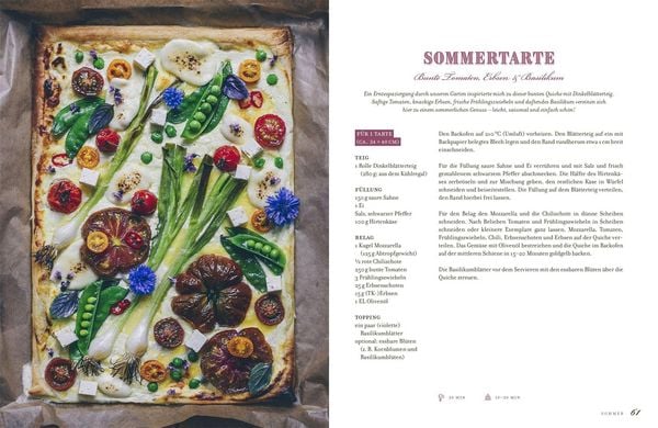 Produktbild: Nat&uuml;rlich aus dem Ofen: Pizza, Quiche, Tarte & Pie