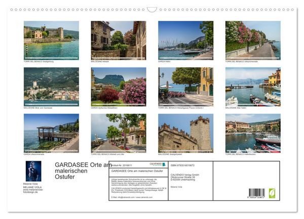 Produktbild: GARDASEE Orte am malerischen Ostufer (Wandkalender 2026 DIN A2 quer), CALVENDO Monatskalender