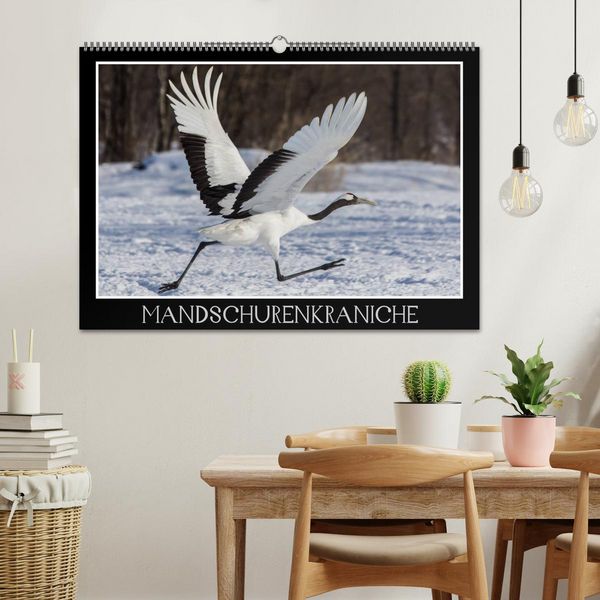 Produktbild: Mandschurenkraniche (Wandkalender 2026 DIN A2 quer), CALVENDO Monatskalender