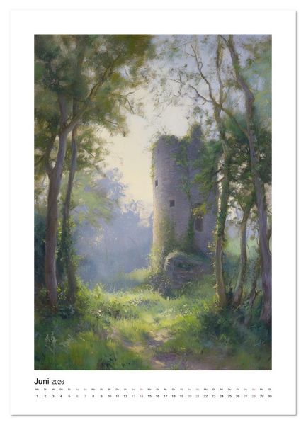 Produktbild: Turm-Romantik (Wandkalender 2026 DIN A3 hoch), CALVENDO Monatskalender
