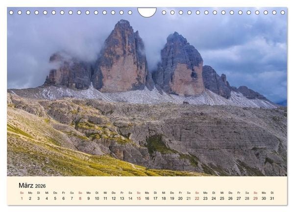 Produktbild: Sextner Dolomiten (Wandkalender 2026 DIN A4 quer), CALVENDO Monatskalender