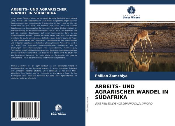 Produktbild: Arbeits- und Agrarischer Wandel in S&uuml;dafrika