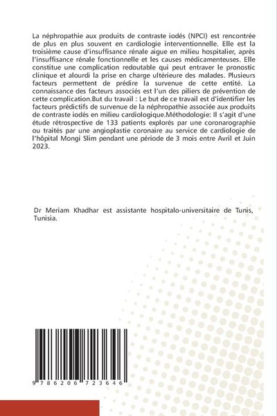 Produktbild: N&eacute;phropathies associ&eacute;es aux produits de contraste