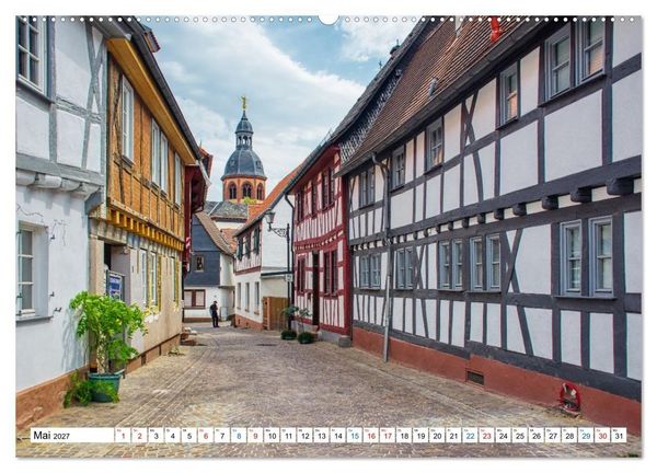 Produktbild: Seligenstadt - Die Stadt mit Geschichte und Flair (hochwertiger Premium Wandkalender 2027 DIN A2 quer), Kunstdruck in Hochglanz