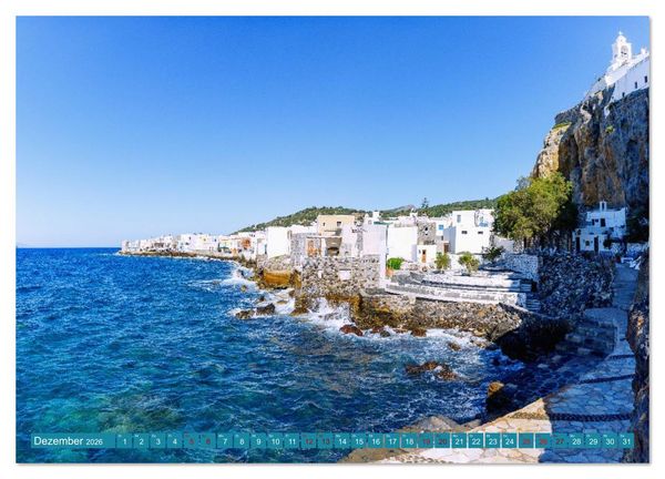 Produktbild: Nisyros. Zauberhafte griechische Vulkaninsel (Wandkalender 2026 DIN A3 quer), CALVENDO Monatskalender
