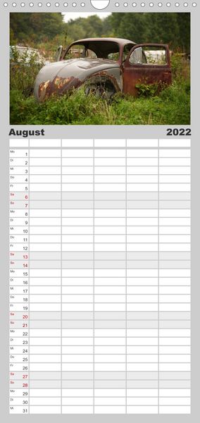 Produktbild: Familienplaner Rostende Legenden (Wandkalender 2022 , 21 cm x 45 cm, hoch)