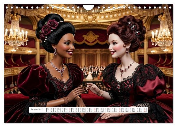 Produktbild: Fabulous Dolls &ndash; Belle &Eacute;poque (Wandkalender 2027 DIN A4 quer), CALVENDO Monatskalender