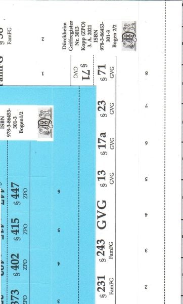 DürckheimRegister® ZPO-THOMAS-PUTZO-, 2. Staatsexamen