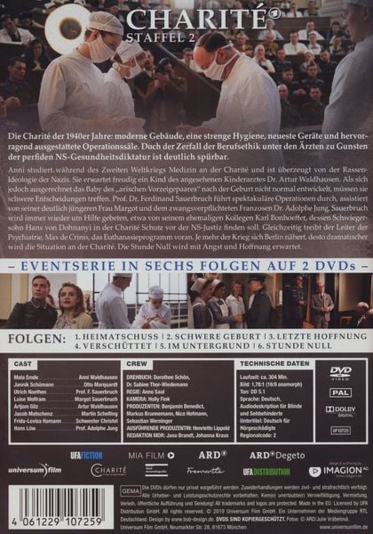 Produktbild: Charit&eacute; - Staffel 2 [2 DVDs]