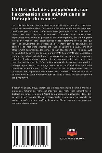 Produktbild: L'effet vital des polyph&eacute;nols sur l'expression des miARN dans la th&eacute;rapie du cancer