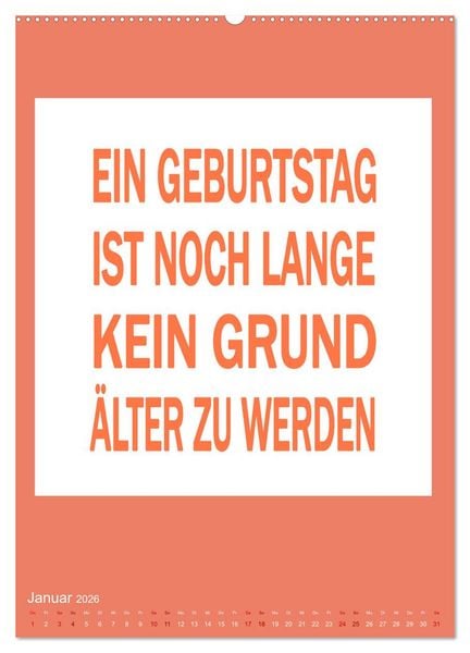 Produktbild: Memo an mich (hochwertiger Premium Wandkalender 2026 DIN A2 hoch), Kunstdruck in Hochglanz