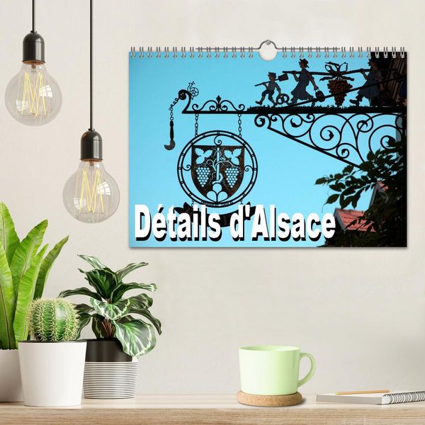 Produktbild: D&eacute;tails d'Alsace (Calendrier mural 2026 DIN A4 vertical), CALVENDO calendrier mensuel