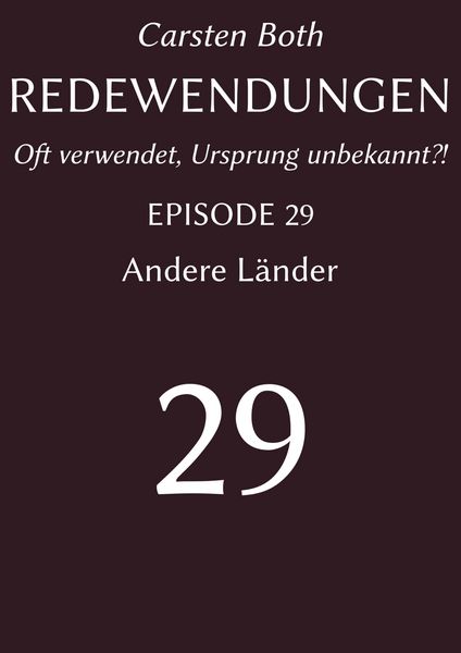 Produktbild: Redewendungen: Andere L&auml;nder