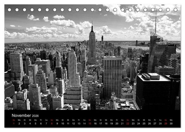 Produktbild: New York City (Tischkalender 2026 DIN A5 quer), CALVENDO Monatskalender